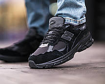 Зимові Чоловічі Кросівки New Balance 2002R Gore-Tex Full Black / Нью Беланс 2002Р Гор Текс Фулл Чорні, фото 6