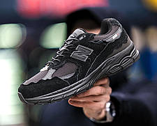 Зимові Чоловічі Кросівки New Balance 2002R Gore-Tex Full Black / Нью Беланс 2002Р Гор Текс Фулл Чорні, фото 3