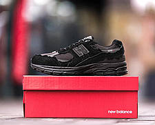 Зимові Чоловічі Кросівки New Balance 2002R Gore-Tex Full Black / Нью Беланс 2002Р Гор Текс Фулл Чорні, фото 4