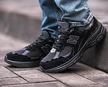 Зимові Чоловічі Кросівки New Balance 2002R Gore-Tex Full Black / Нью Беланс 2002Р Гор Текс Фулл Чорні, фото 5