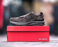 Зимові Чоловічі Кросівки New Balance 2002R Gore-Tex Dark Grey / Нью Беланс 2002Р Гор Текс Темно Сірі, фото 4