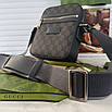 Чоловіча мінісумка зі шкіри Gucci (люкс якість), фото 3