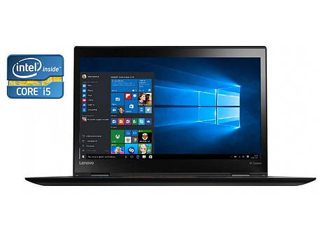 Ультрабук Б-клас Lenovo ThinkPad X1 Carbon G4/ 14" (1920x1080)/ Core i5-6300U/ 8 GB RAM/ 240 GB SSD/ HD 520, фото 1