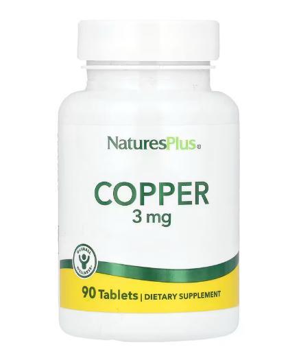 Мідь NaturesPlus COPPER 3мг 90 таблеток