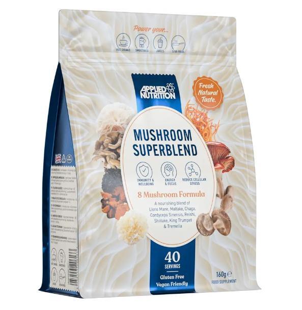 Харчова добавка Applied Nutrition Mushroom Superblend 160 грамів, фото 1