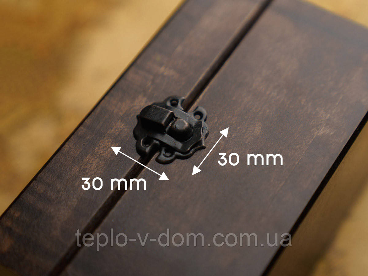 Замок. Колір чорний. 30х30мм