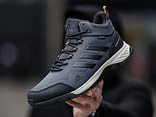 Зимові Чоловічі Кросівки Adidas Сlimaproof Gore-Tex Grey Fur / Адідас Клімапруф Гор Текс Сірі (Хутро), фото 3