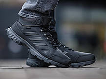 Зимові Чоловічі Кросівки Adidas Сlimaproof Gore-Tex Black Fur / Адідас Клімапруф Гор Текс Чорні (Хутро), фото 6