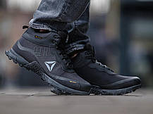 Зимові Чоловічі Кросівки Reebok All Terrain Black Winter / Рибок Олл Террайн Чорні (Хутро), фото 6