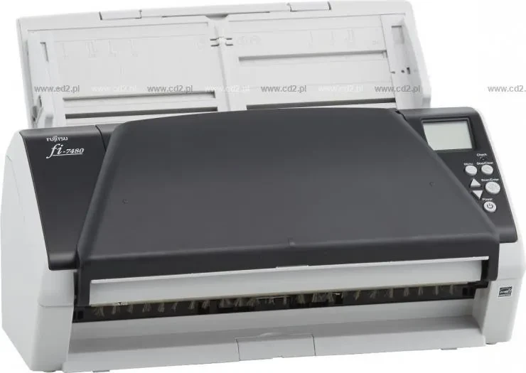 FUJITSU FI-7480 DOCUMENT SCANNER 80PPM / 160IPM DUPLEX A4L ADF DOCUMENT SCANNER. INCLUDES PAPERSTREAM IP, PAPERSTREAM CAPTURE,, фото 1