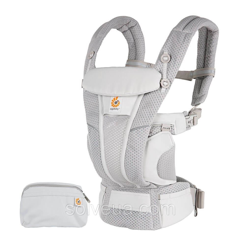 Рюкзак-переноска Ergobaby Omni Breeze Baby Carrier від народження Pearl Grey solve