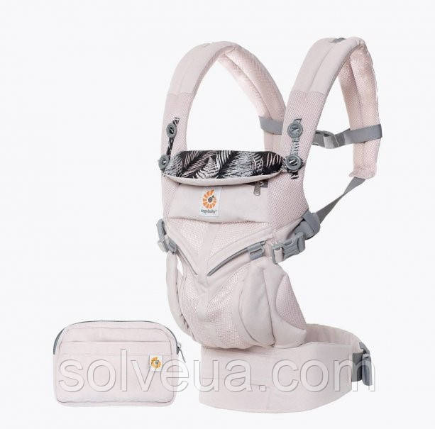 Рюкзак-переноска Ergobaby Omni 360 Baby Carrier All-In-One Cool Air Mesh з народження Maui solve