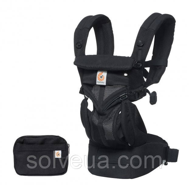 Рюкзак-переноска Ergobaby Omni 360 Baby Carrier All-In-One Cool Air Mesh з народження black solve