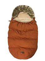 Універсальний зимовий дитячий спальний конверт Dearest коричневий KTD104 solve