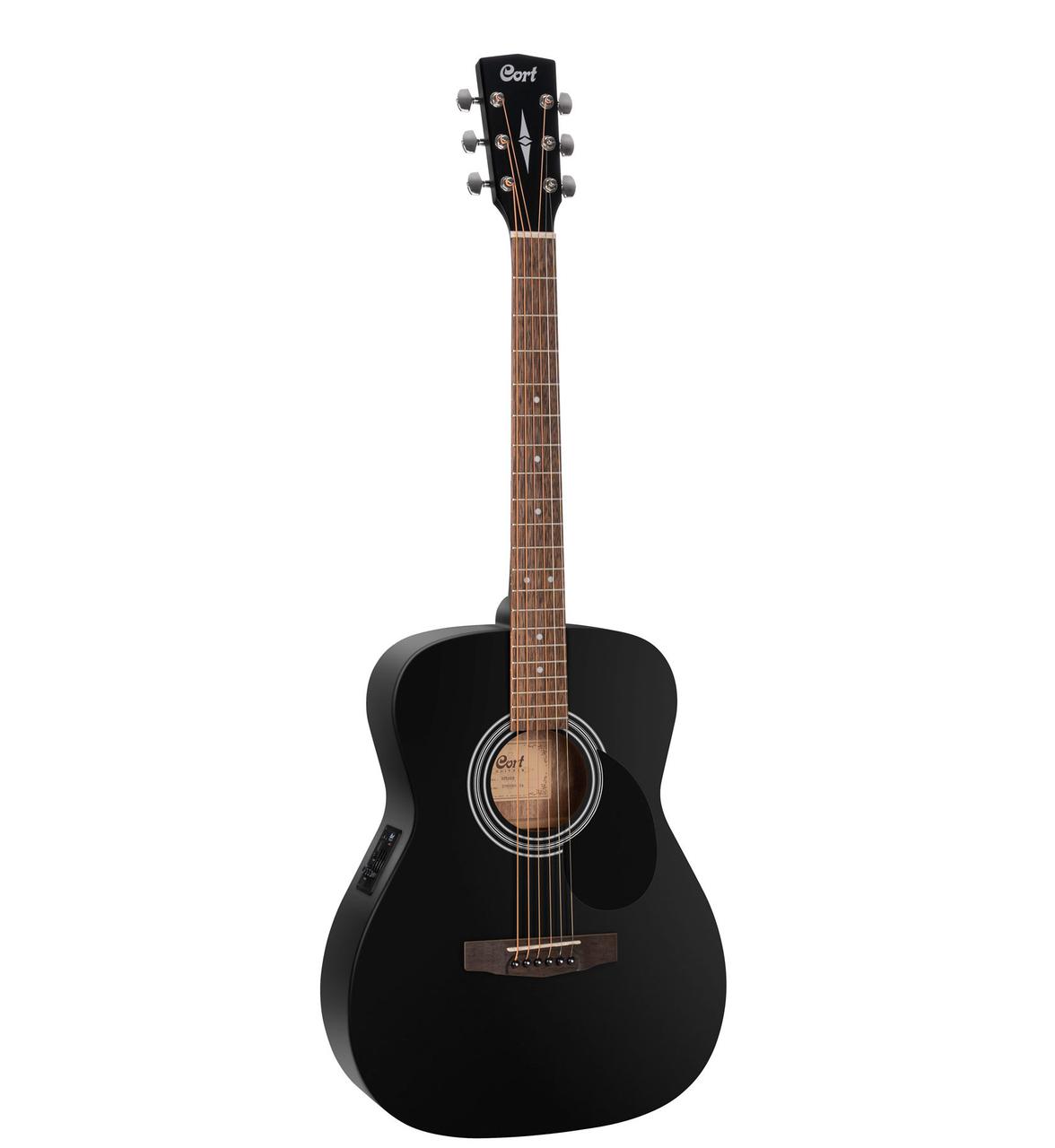 Електро-акустична гітара CORT AF510E (BLACK SATIN)