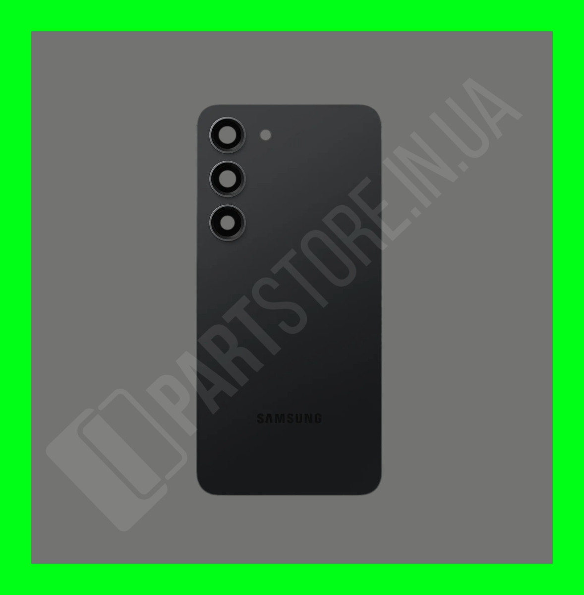 Кришка Samsung S911 Black S23 (GH82-30393A) зі склом камери