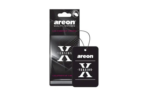 Ароматизатор автомобільний освіжувач повітря Areon Х-Version Каліфорнійська вишня Cherry картонна підвіска