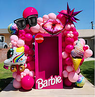 Набір повітряних куль «Barbie», прикраса для дня народження дівчинки 4986267