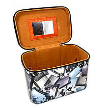 Скринька-б'ютикейс для прикрас і косметики з дзеркалом Grey CR-110-MD (розмір S 18*11*11 см)