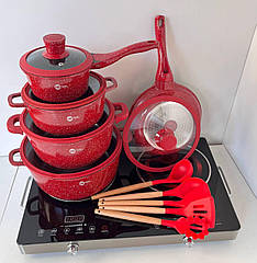 Набір посуду Higher Kitchen НК-316 із 17 предметів, фото 3