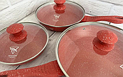 Набір сковорідок з кришками Top Kitchen ТК-00093, фото 4