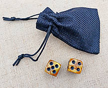 Зари, гральні кубики з акрилу + мішечок для зберігання кубиків, фото 4