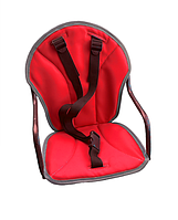 Крісло дитяче велосипедне на раму Червоне ORG