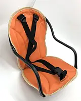 Крісло дитяче велосипедне на раму Жовтогаряче ORG