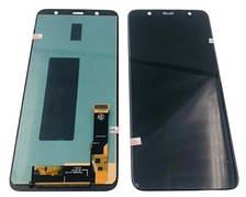 Дисплей Samsung J8 2018/J810, чорний, Incell з тачскріном