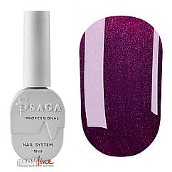 Гель-лак Saga Professional Wine Cat №08 котяче око баклажановий, 10 мл