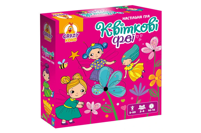 Гра настільна розважальна. Квіткові феї VT8055-34(укр) Vladi Toys