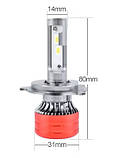 Світлодіодні LED лампи iDial F5 Н4 CSP 8000Lm 72W (2 шт.), фото 7