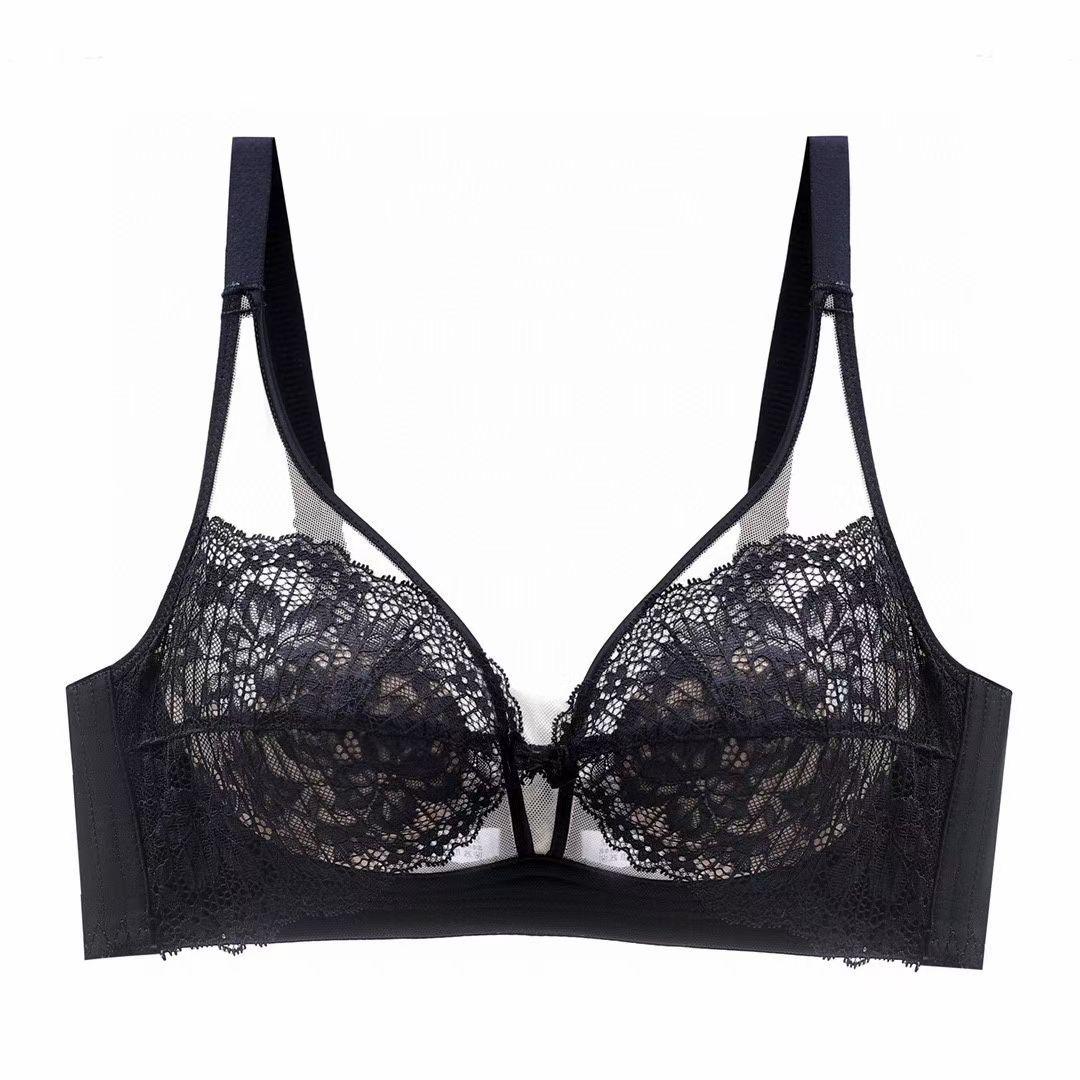 Бюстгальтер з напівпрозорої сітки та мережива, 3-ка