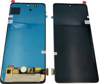 Дисплей Samsung A71 2020/A715, чорний, OLED (small size lcd), з рамою з тачскріном