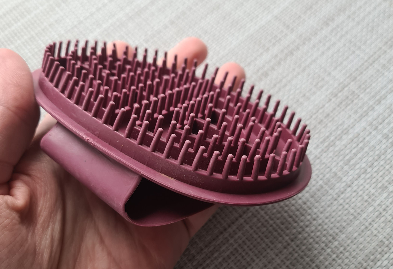 Щітка рукавиця масажна на руку, фото 1