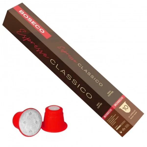 Кава в капсулах Boseco Espresso Classico, 10 капсул Nespresso