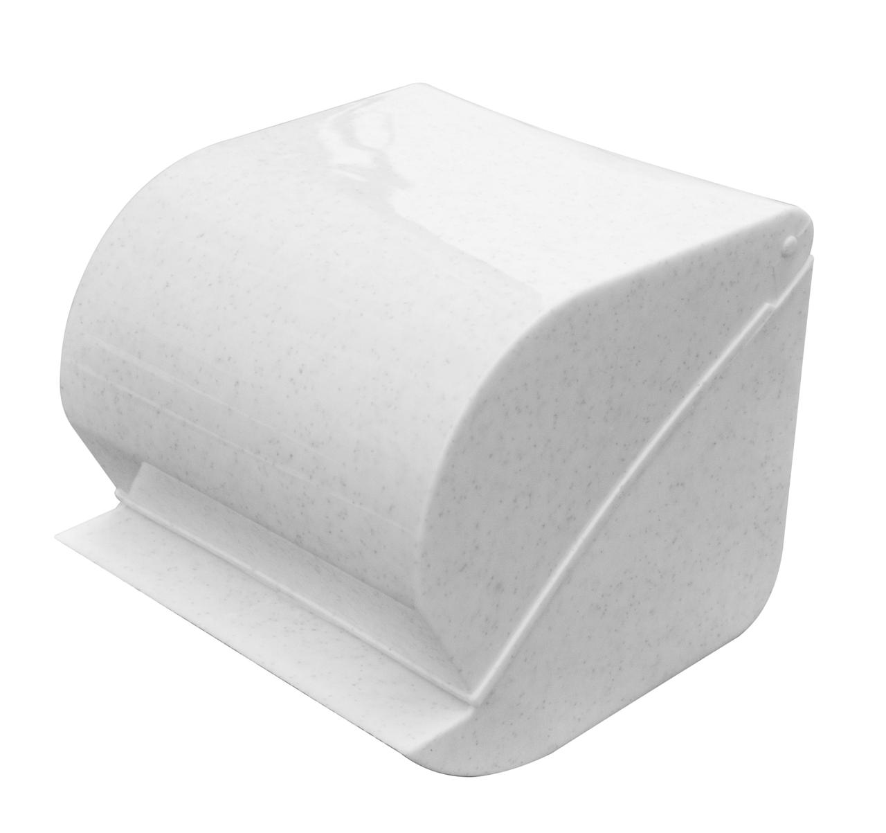 Тримач для туалетного паперу пластиковий білий (ПП КВВ)