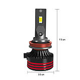 Світлодіодні LED автолампи iDial H11 M8 PRO100W 14000LM 6500K (2 шт.), фото 3