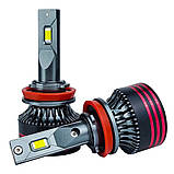 Світлодіодні LED автолампи iDial H11 M8 PRO100W 14000LM 6500K (2 шт.), фото 6