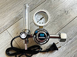 Редуктор вуглекислотний/аргоновий із підігрівом 220V MAGNITEK MG-2023