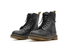 Зимові Чоловічі Черевики Dr Martens Pascal Black / Доктор Мартінс Паскаль Чорні з Коричневим (Хутро), фото 6