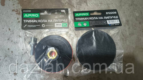 Тримач круга на липучці 100*3 мм APRO 812208