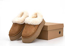 Зимові Жіночі Черевики UGG Tasman Platform Light Brown / УГГ Тасман Платформ Світло Коричневі, фото 5