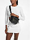 Жіноча сумка-бананка Michael Kors Slater Medium Signature Logo Sling Pack (чорна) ОРИГІНАЛ, фото 3