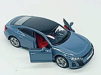 Машинка Audi RS e-tron GT 1:36 Автопром — металева електро модель із зарядною станцією, світлом і звуком, арт. 68717-1, фото 4