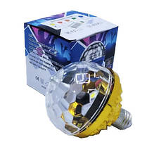 Диско лампа обертається різнобарвна лампа LED Full Color Rotating Lamp G046, фото 4