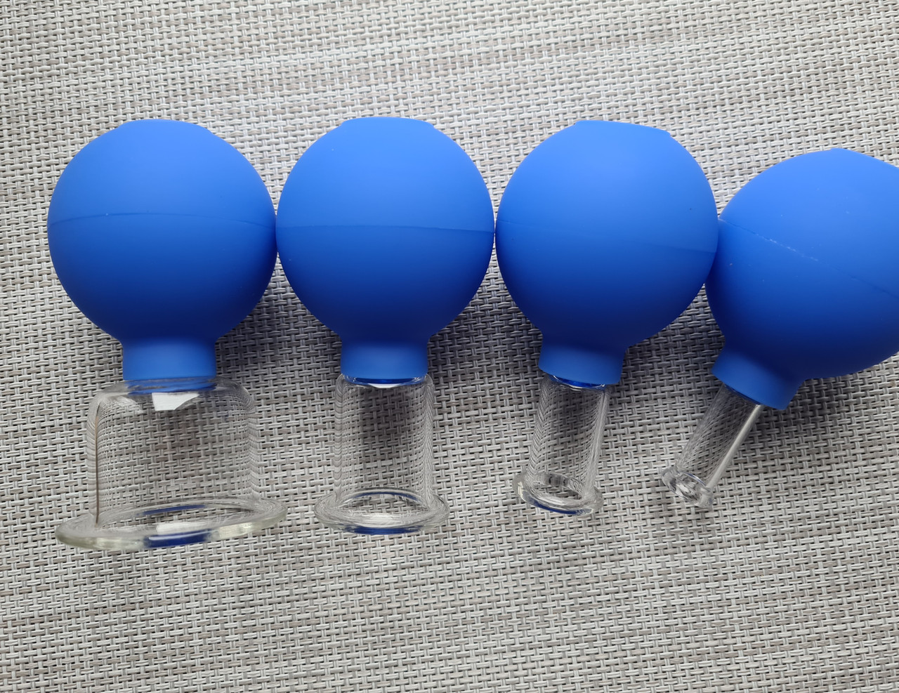 Набір скляних банок 15, 25, 35, 55 мм, фото 1