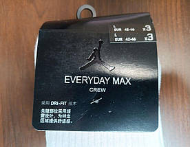 Набір високі чоловічі шкарпетки Jordan Everyday Dri-Fit (3 пари), фото 5