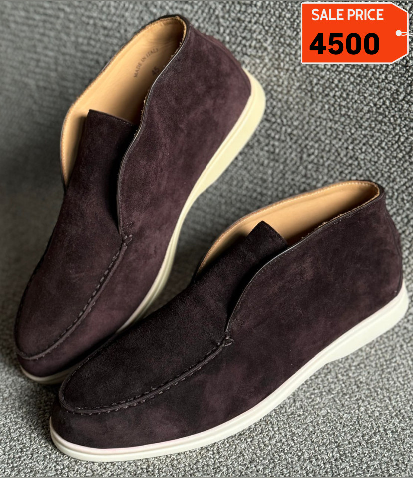 SALE Замшеві лофери високі 44 розмір