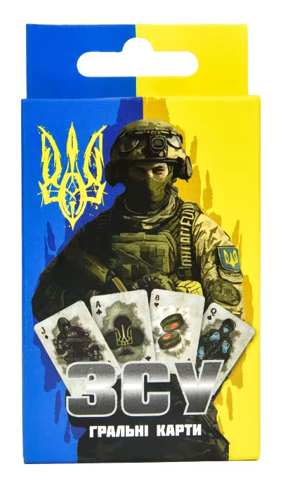 Карткова гра ЗСУ 30787 (Strateg) (жовто-блакитна)